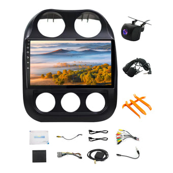 compare product Carplay 10in Car Stereo Radio Suitable For Jeep Compass 09-16 Apple Carplay Android 13