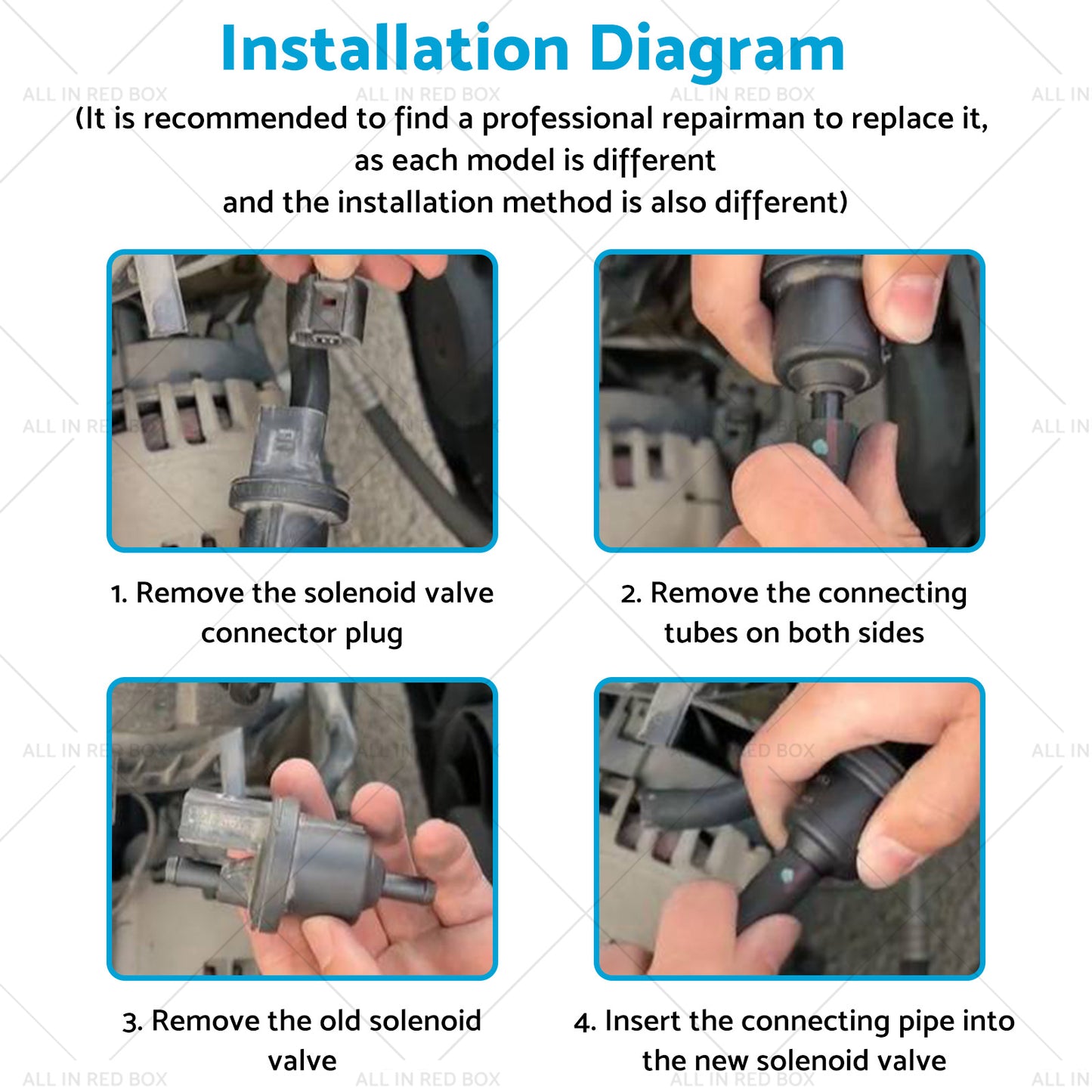 {{ Turbo Boost Control Solenoid Valve Suitable for VW Audi Seat Skoda 058906283C }} - Buy Car Parts Online at {{ Kaka Auto Parts }}.