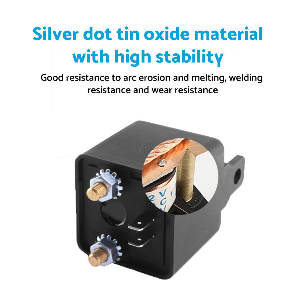 12V DC 200A Heavy Duty Car Relay Split Charge High Current 4Pin Starter Switch