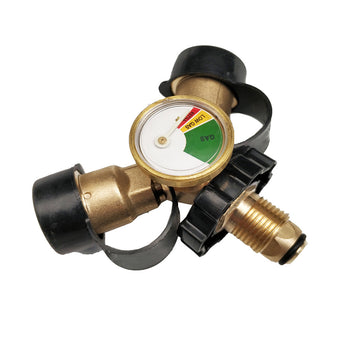 compare product LPG Bottle POL Dual Outlet Adapter  inch Y inch  Configuration with Gas Level Gauge
