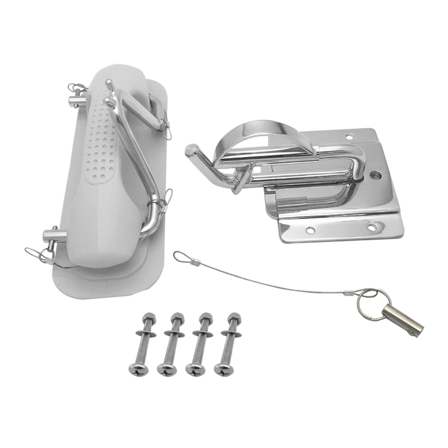 {{ Boat Insta-Lock Snap Quick Davits Set Stainless Steel With Handle Pad }} - Buy Car Parts Online at {{ Kaka Auto Parts }}.