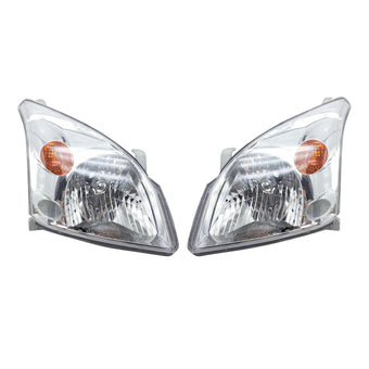 compare product Chrome Headlight Pair Suitable For Toyota Landcruiser Prado 120 Series 2002-2009