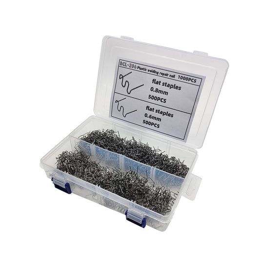1000PCS Hot Staples Plastic Welding Wave Stapler For Car Bumper Repair Tool Kits
