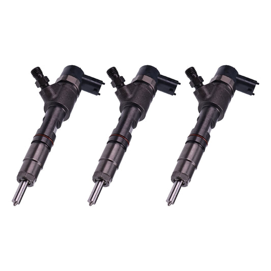 Fuel Injectors 3x Suitable For Kubota V1803 / V2403 Engine Tractor MX5200F / L3301DT