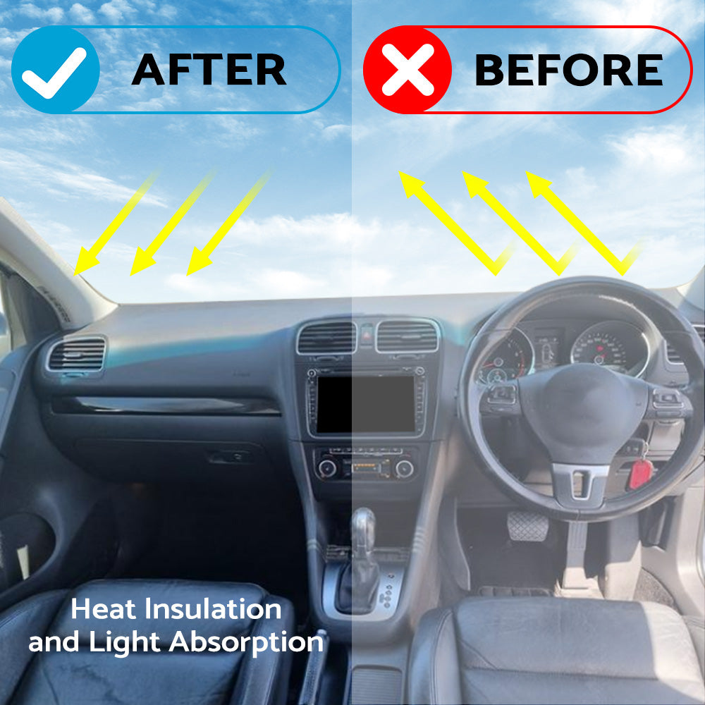 Non-Slip Dash Mat Suitable For VW Golf 6 / GTI 2008–2012 Black Dashboard Cover