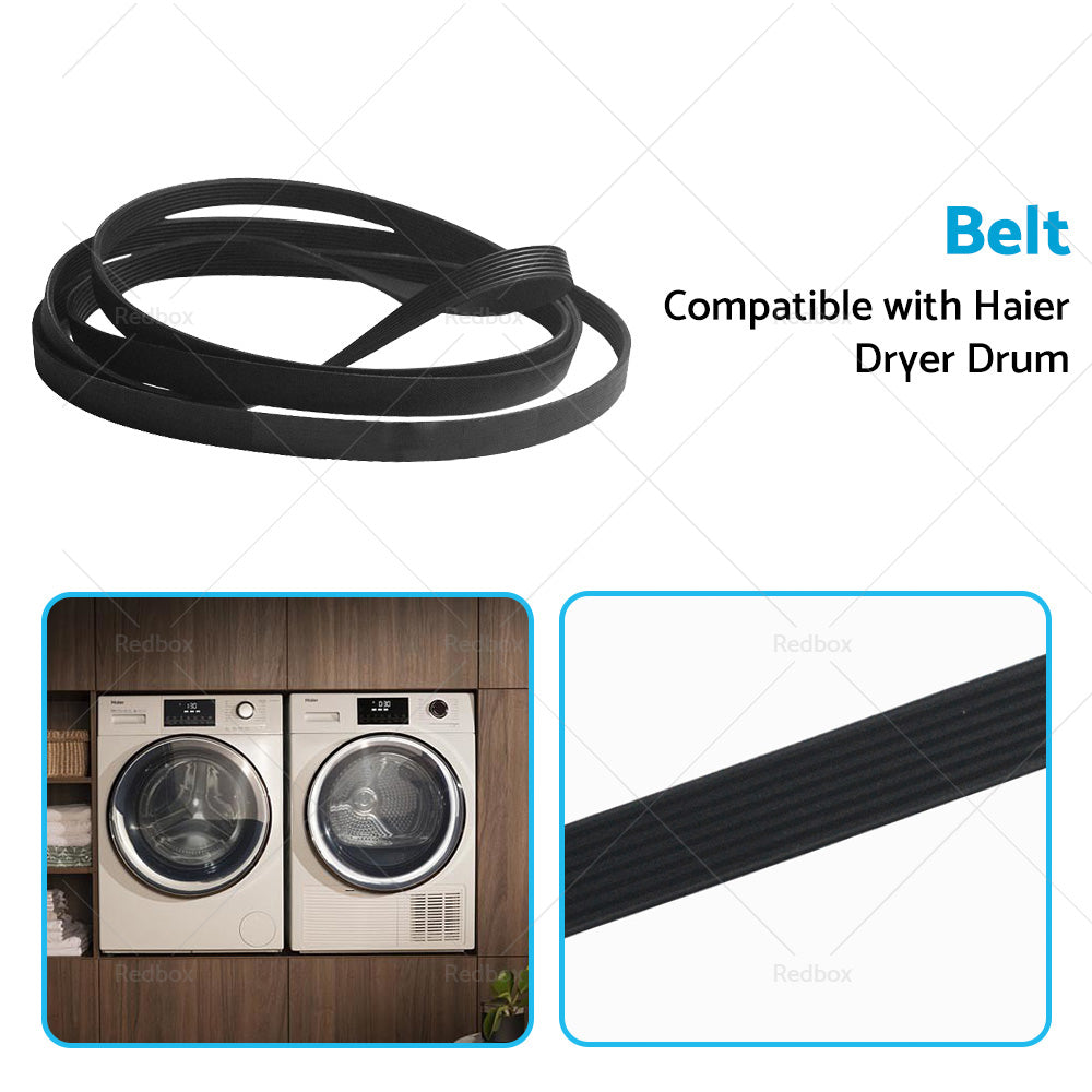 {{ Suitable for Haier DE8060P2 DH9060C1 Dryer Drum Drive Belt 8PH1971 H0180300006B }} - Buy Car Parts Online at {{ Kaka Auto Parts }}.