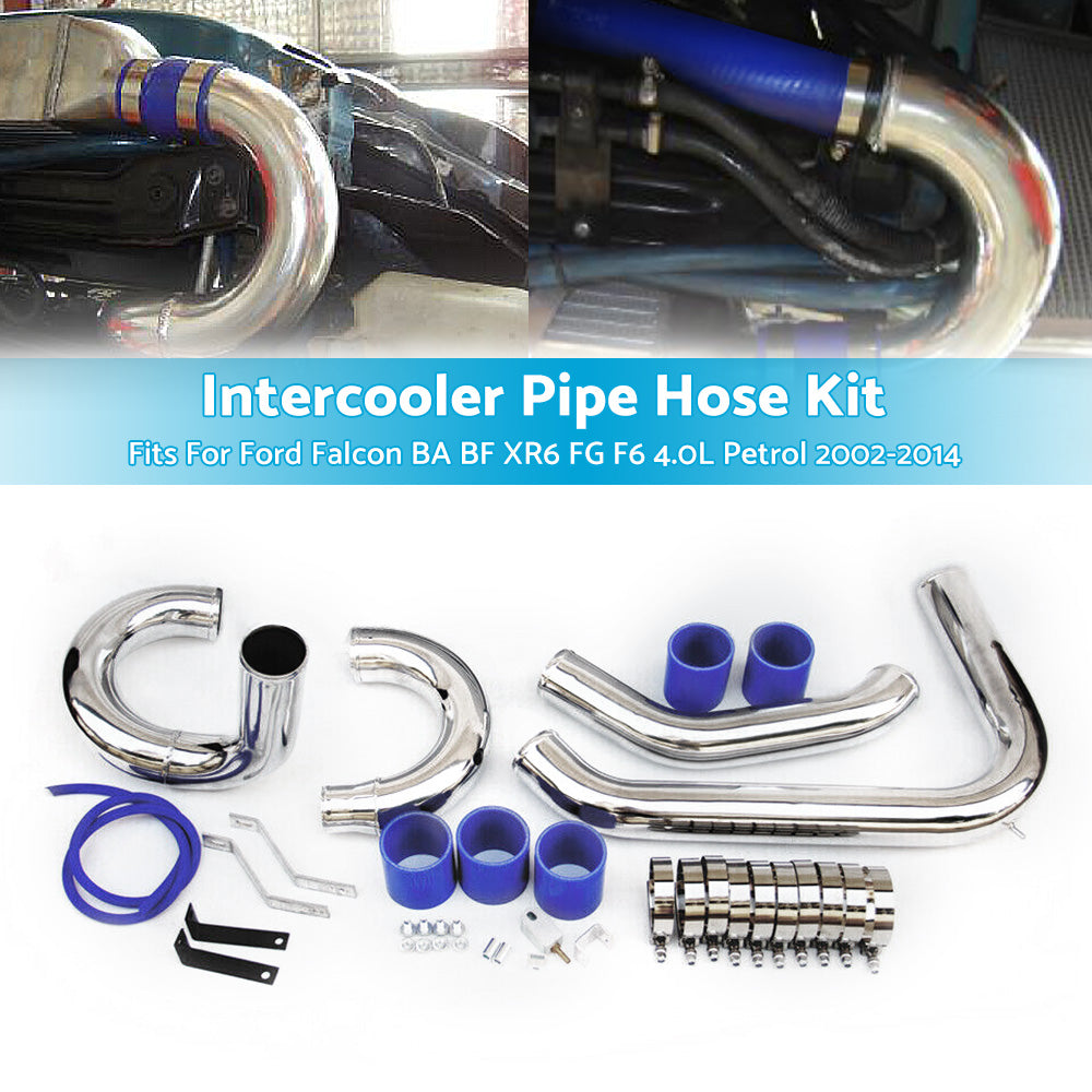 {{ INTERCOOLER PIPE HOSE KIT for FORD FALCON BA BF 4. 0 XR6 F6 TYPHOON PETROL 02-14 }} - Buy Car Parts Online at {{ Kaka Auto Parts }}.