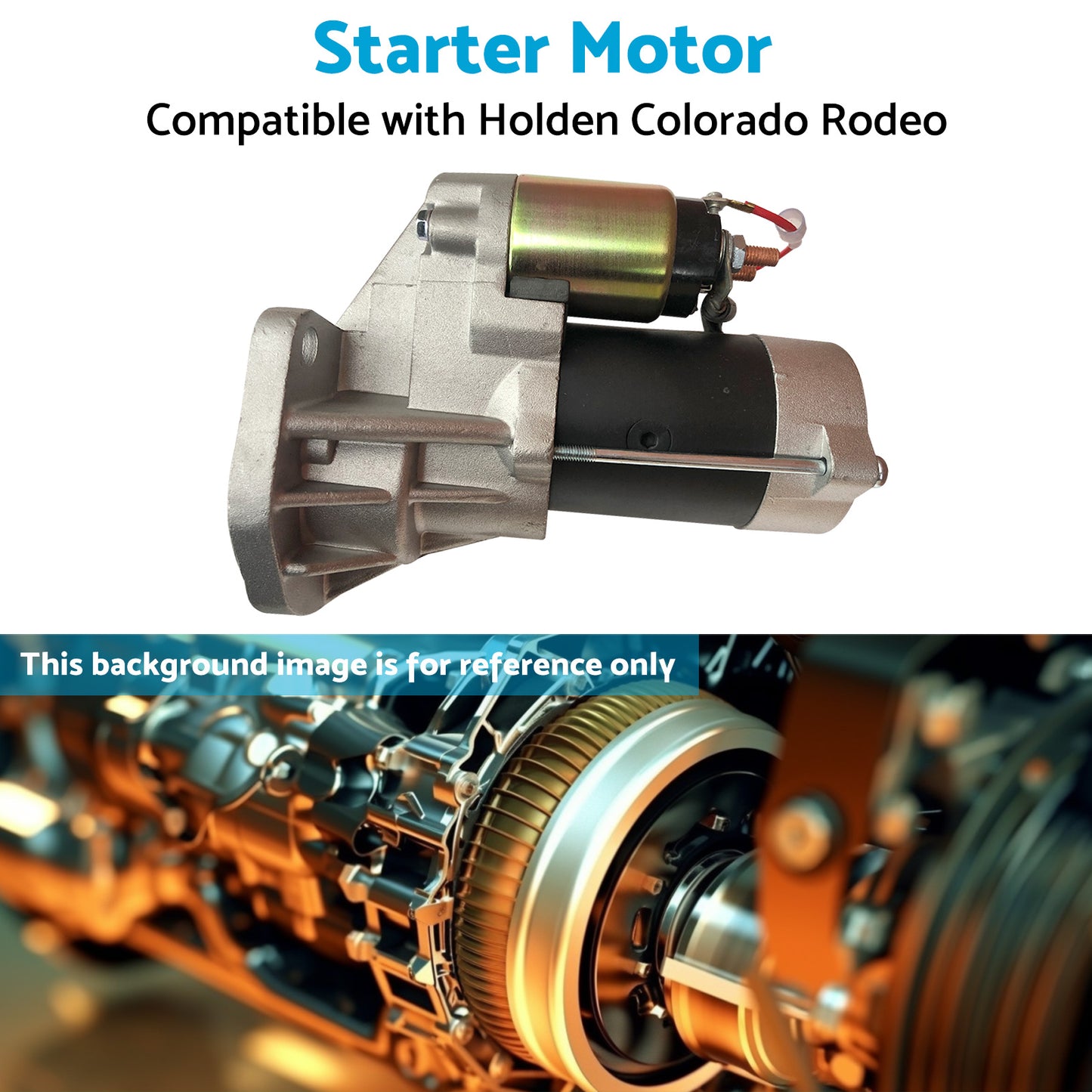 {{ Starter Motor Suitable for Holden Colorado Rodeo Isuzu TF 3.0L Diesel 4JJ1 08-12 }} - Buy Car Parts Online at {{ Kaka Auto Parts }}.