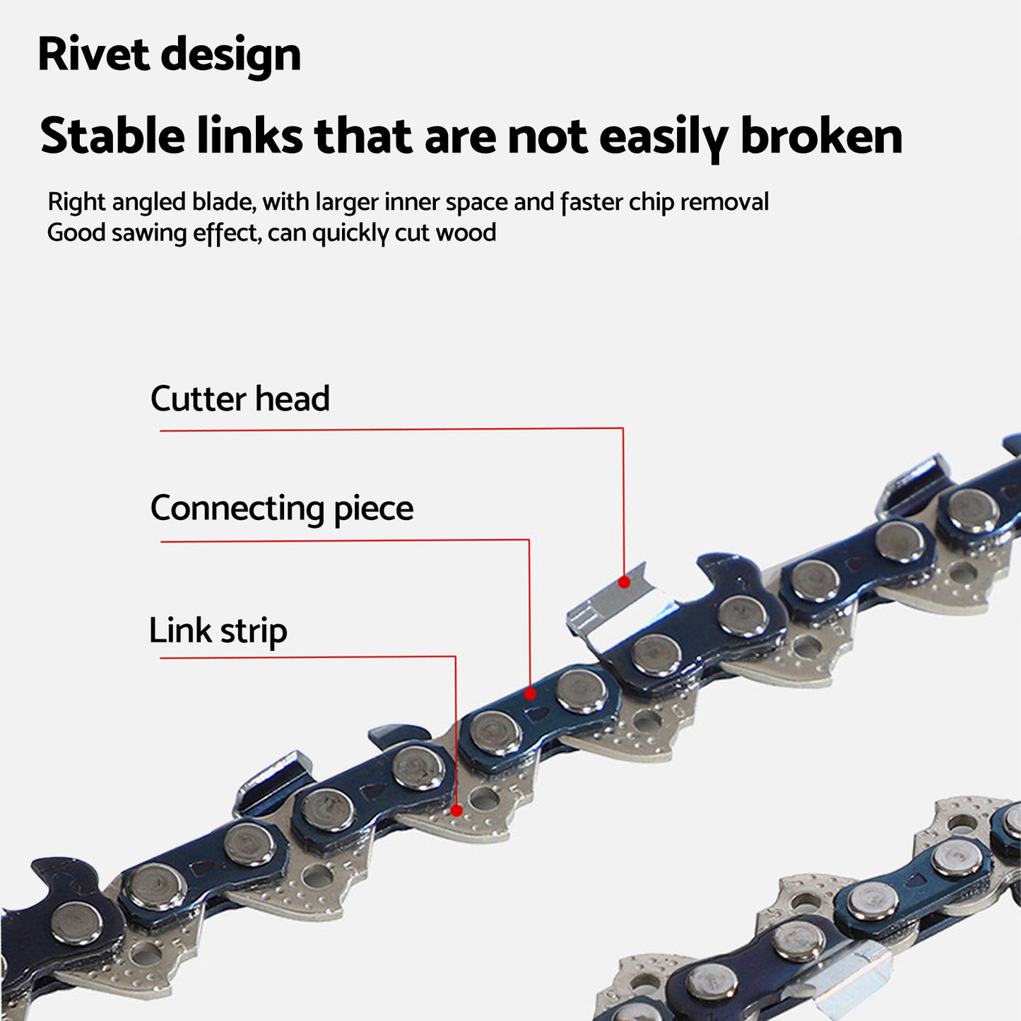 14''3/8LP .043 52DL Chainsaw Bar & Chain Suitable For Makita UC3520A EGO 56V