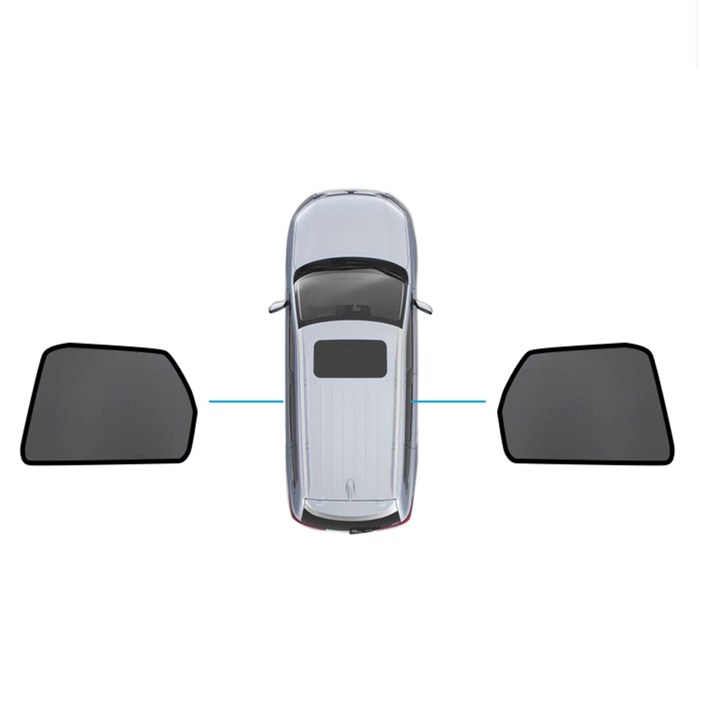 {{ Magnetic Mesh Sun Blind Shades Suitable for Suitable for Volvo XC60 2017-2024 }} - Buy Car Parts Online at {{ Kaka Auto Parts }}.