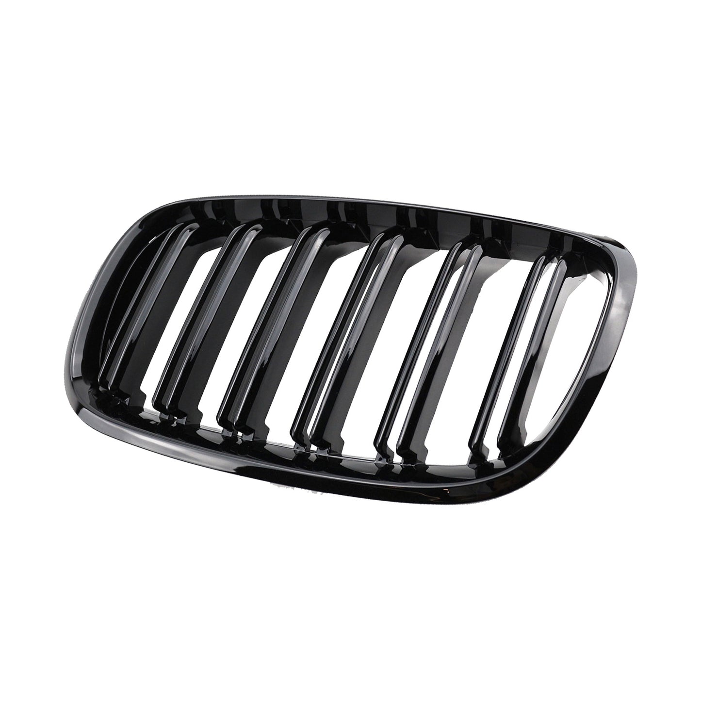 2x Front Grill Grille Gloss Black Suitable For BMW E70 X5 / E71 X6 2007-2013
