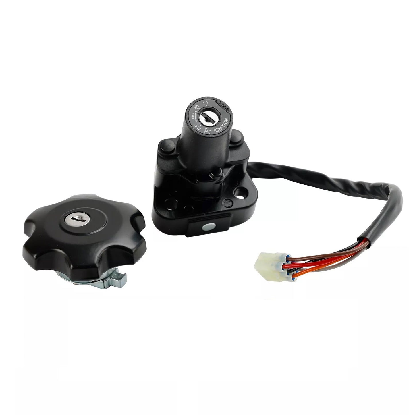 {{ Ignition & Fuel Cap Seat Lock Set Suitable for Suzuki DR650 DR650SE 1996–2022 }} - Buy Car Parts Online at {{ Kaka Auto Parts }}.