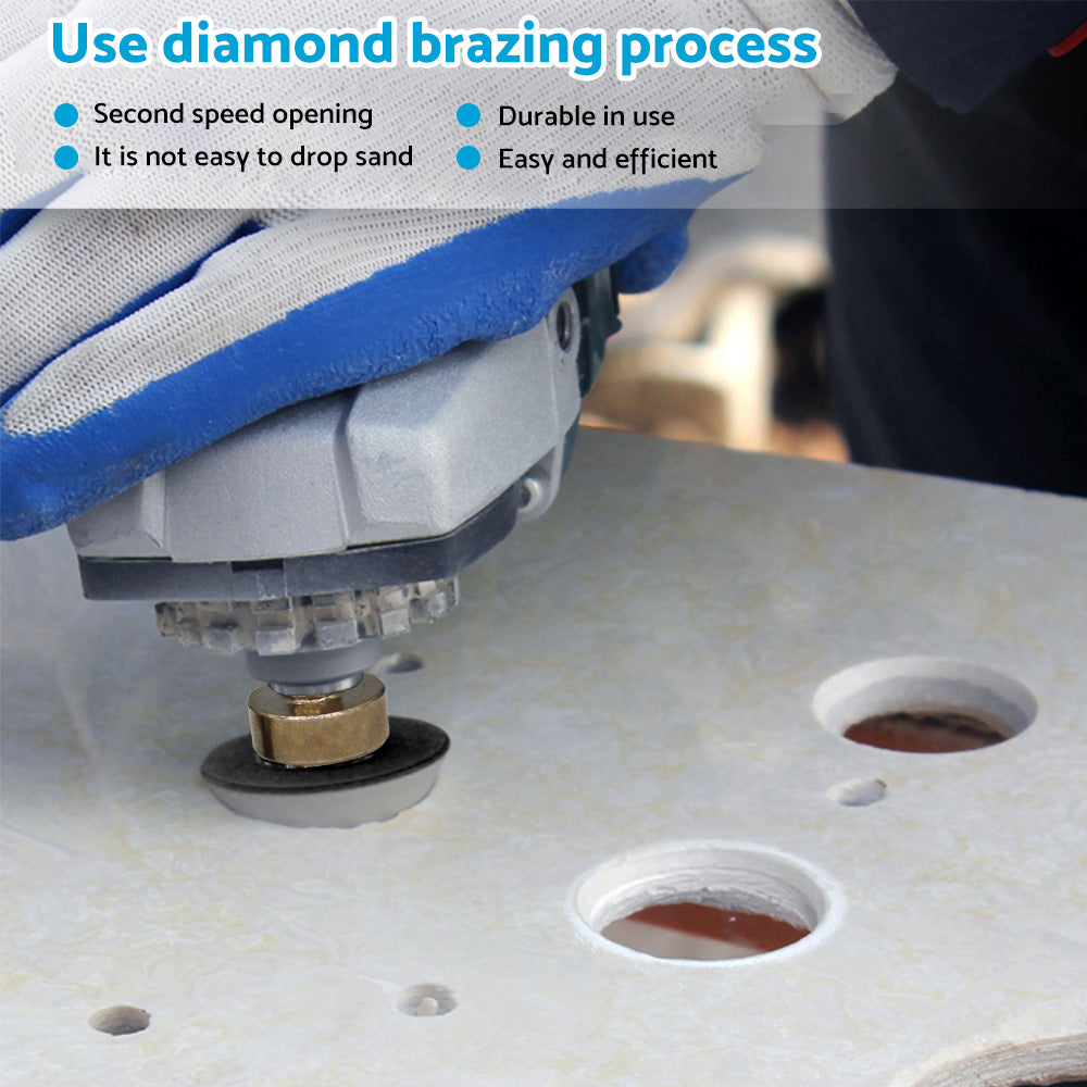 60° 50mm Diamond Chamfer Finger Bit Suitable For Ceramic Tile Milling & Edge Cutting