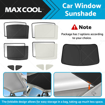 compare product For Tesla Model Y Glass Sun Roof Shade Sunroof Window UV Film Blind Sunshade Mesh