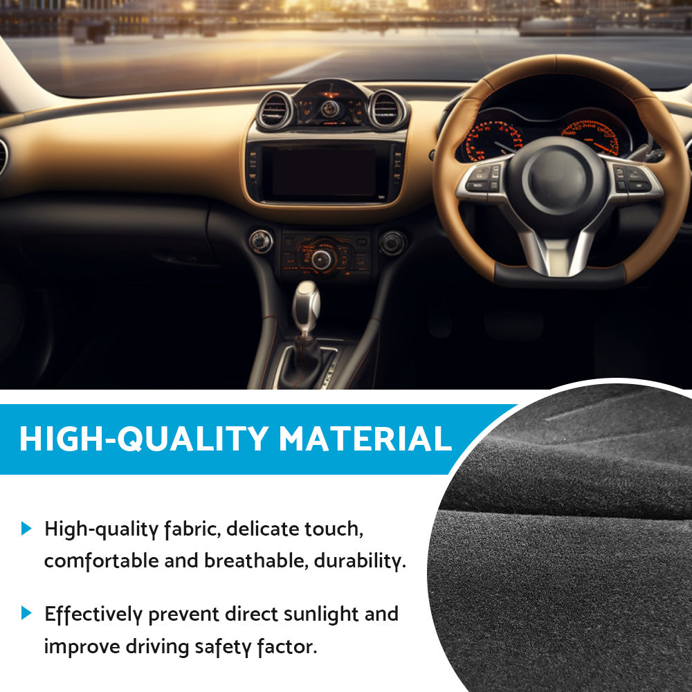 Black Non-Slip Dash Mat Dashboard Cover Suitable For Nissan Juke F15 2011-2019