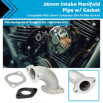 compare product 26mm Intake Manifold Pipe w  Gasket For 26mm Carburetor Dirt Pit Bike Go Kart