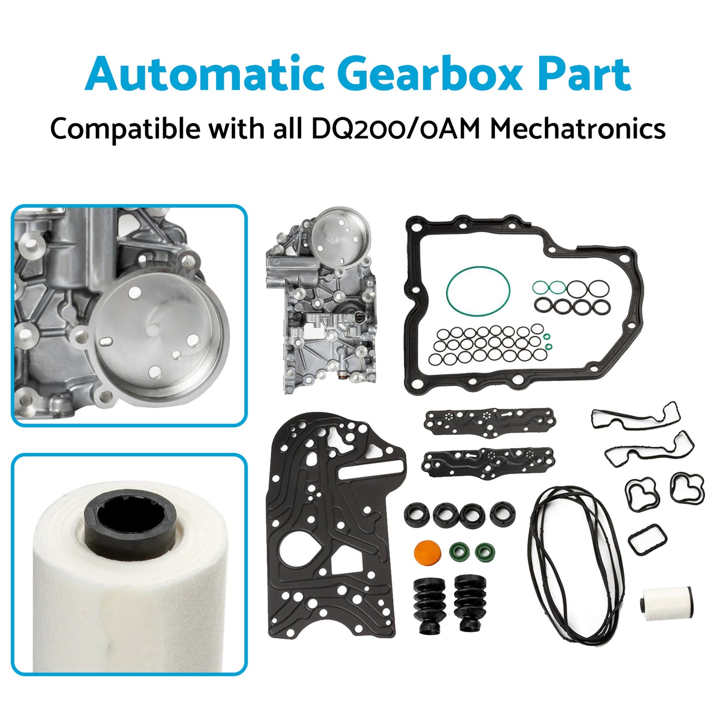 {{ 0AM DQ200 DSG Mechatronic Overhaul Valve Body Repair Kit For Audi VW Seat Skoda }} - Buy Car Parts Online at {{ Kaka Auto Parts }}.