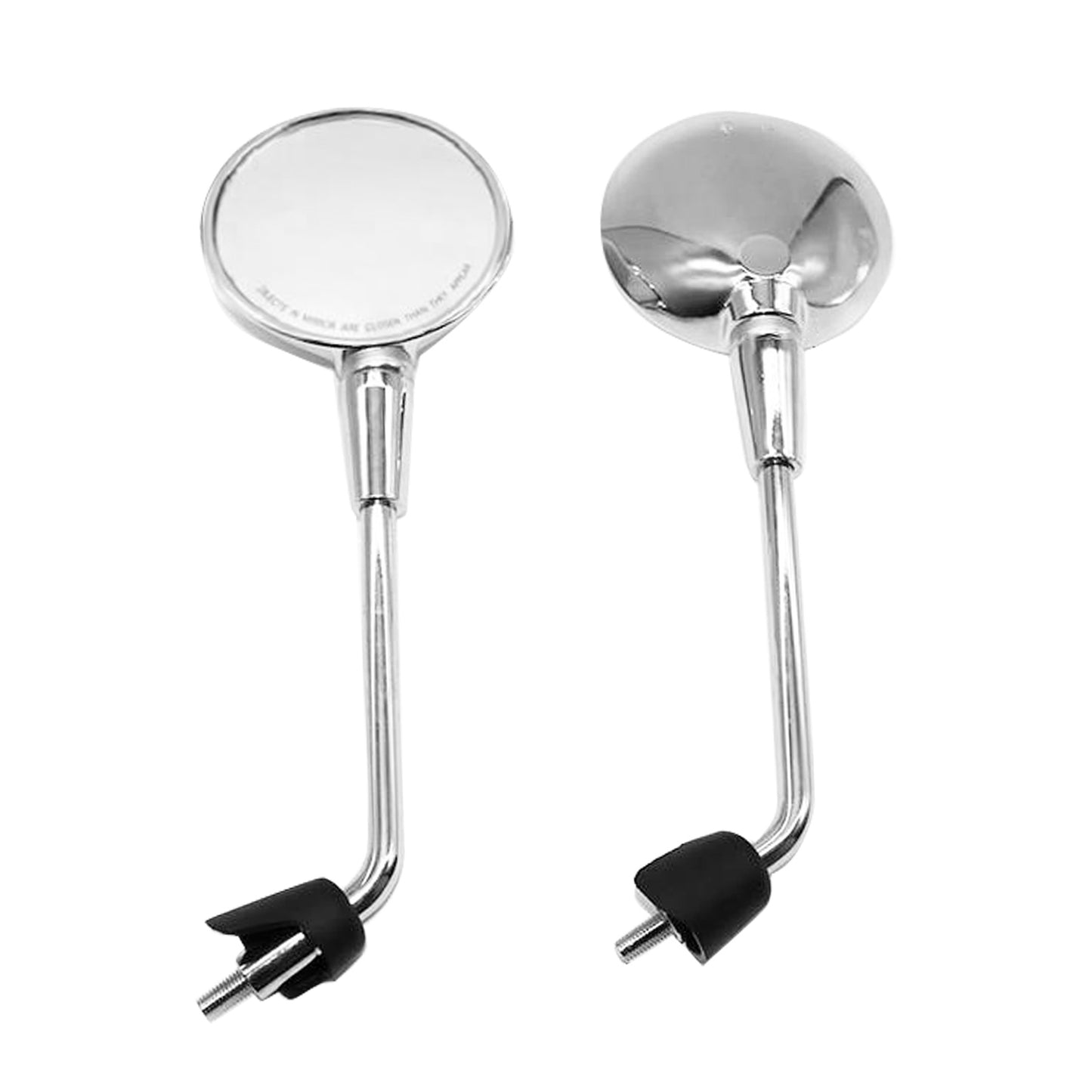 Left & Right Rearview Mirror Chrome Suitable For Vespa Primavera 50/125/150
