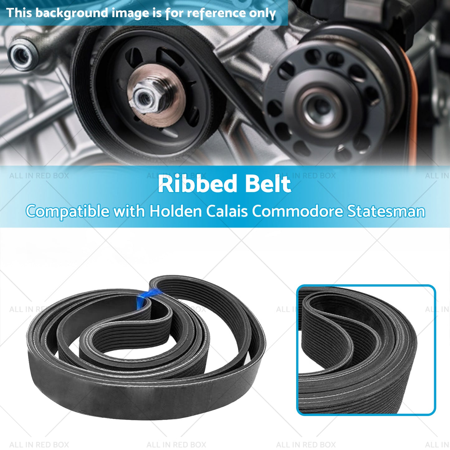 {{ Ribbed Belt 6PK2720 Suitable for Holden Calais Commodore Statesman V6 }} - Buy Car Parts Online at {{ Kaka Auto Parts }}.