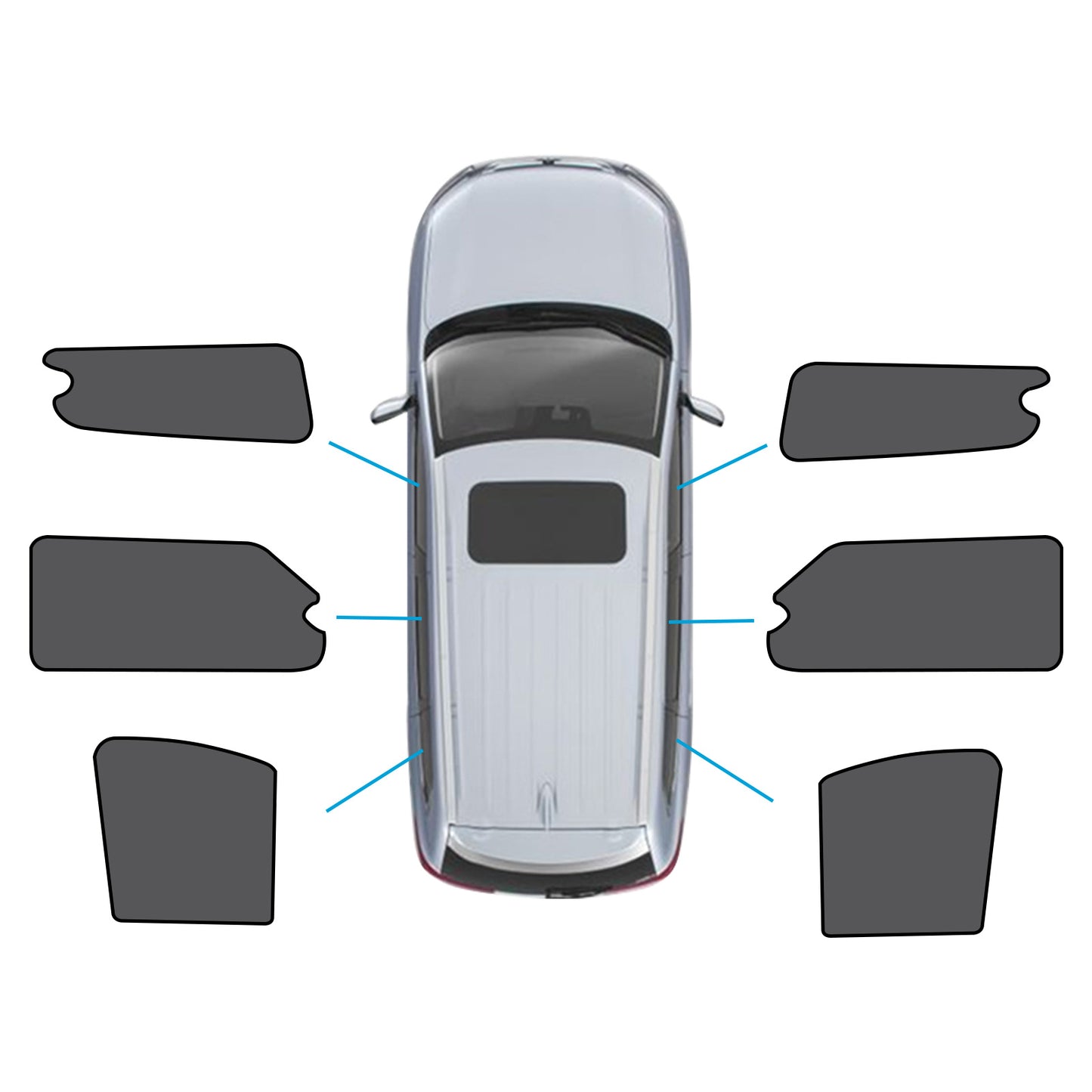 {{ Car Window Shades Suitable for LDV G10 2014-Present UVB&UVA Protection }} - Buy Car Parts Online at {{ Kaka Auto Parts }}.