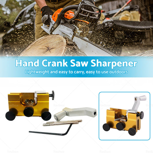 Portable Chainsaw Sharpener Jig Manual Chainsaw Sharpening with Sharpening Heads