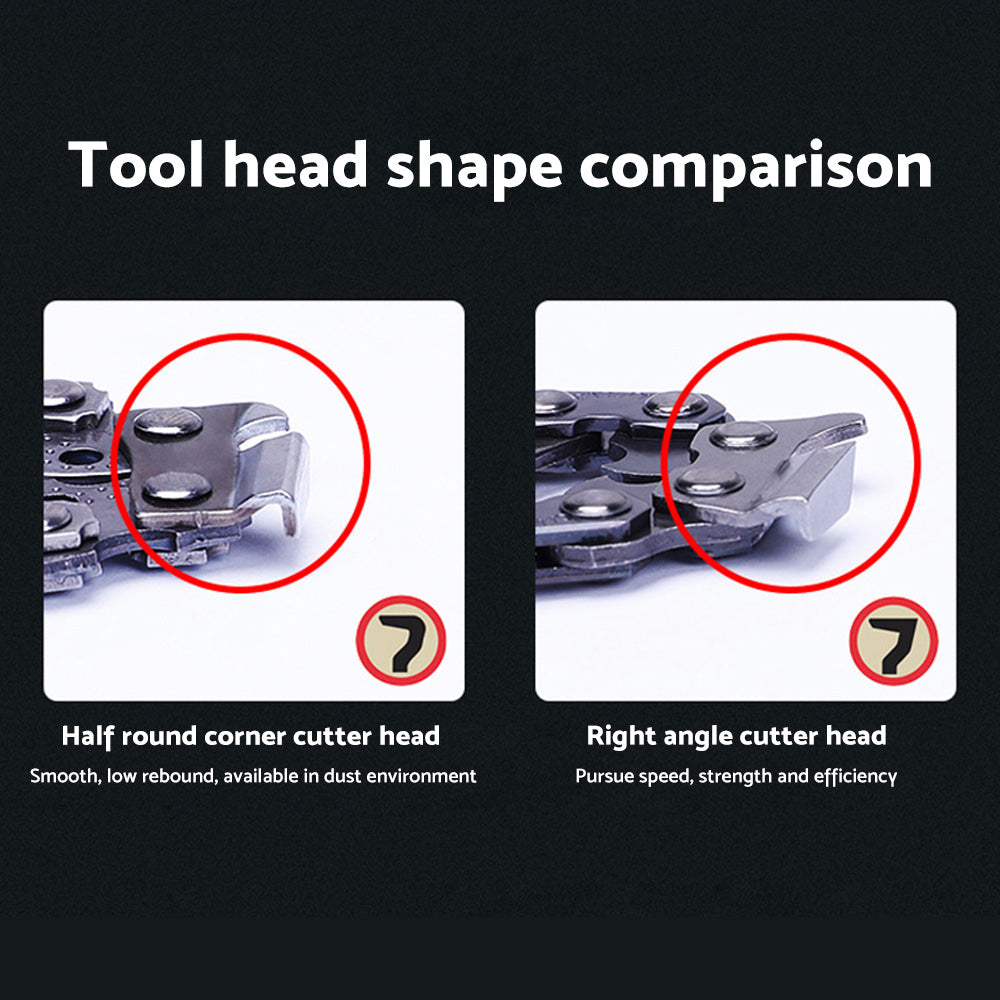 3x 12 Inch 3/8LP 45DL Chainsaw Chain Suitable For AEG 18V Brushless ACS18B ACS18BS