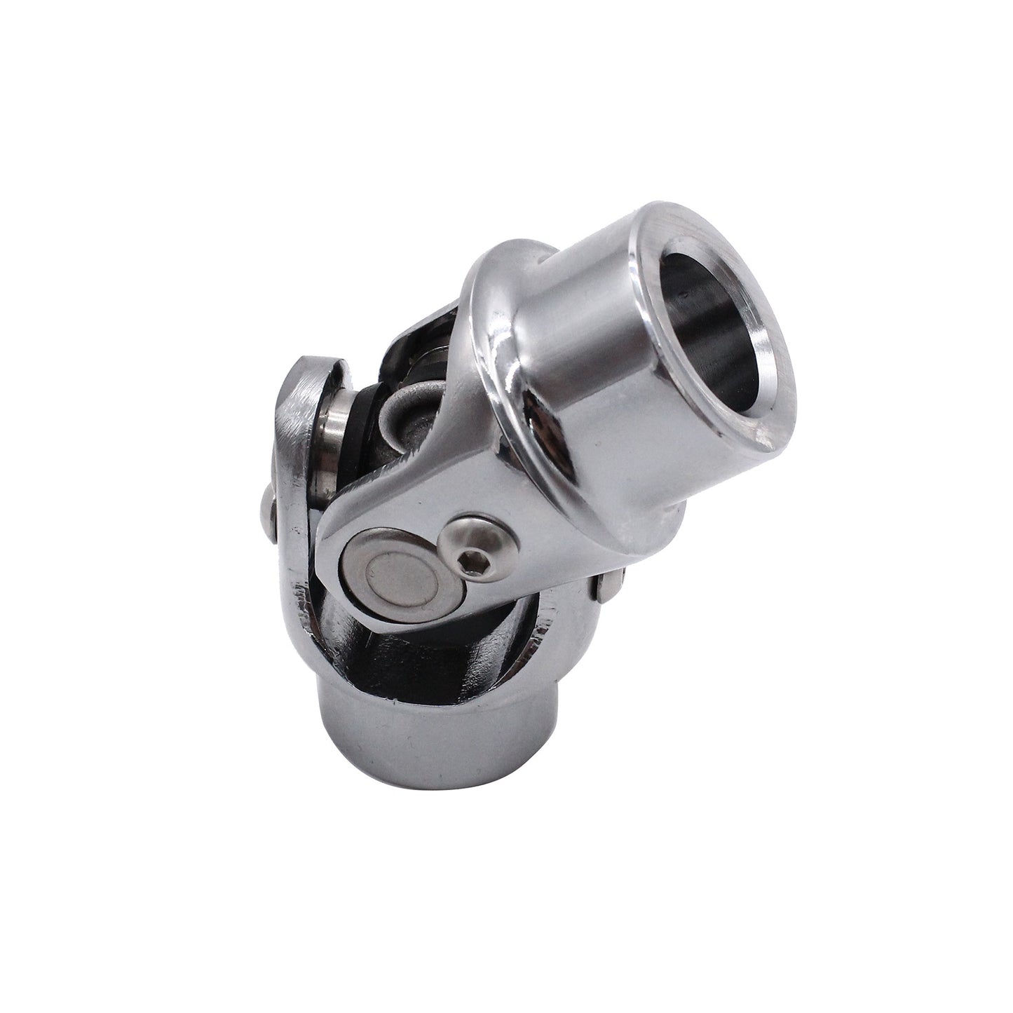 Universal Single Steering Shaft U-Joint Stainless Steel 3x3 or 4x4 inch Round