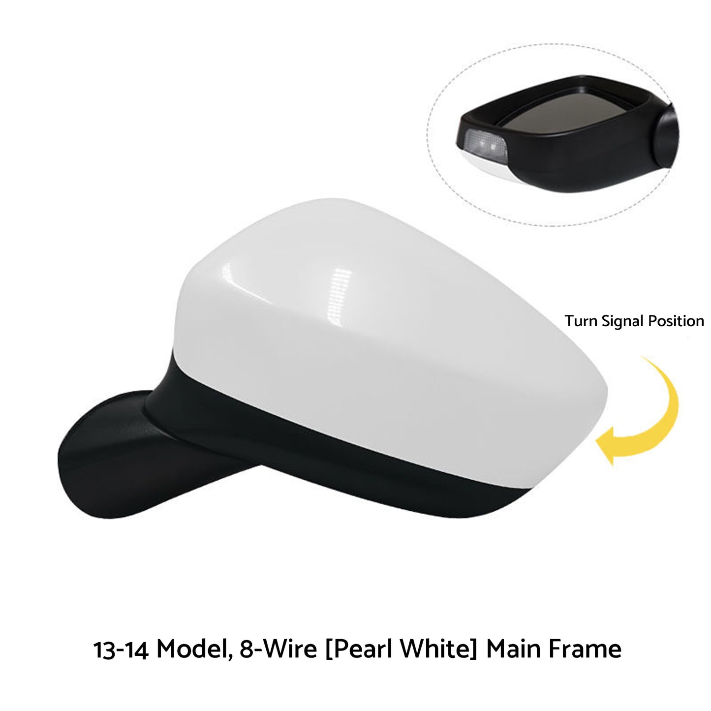 Door Wing Mirror Suitable for Mazda CX-5 2012-2014 Left Passenger Side LH NEW