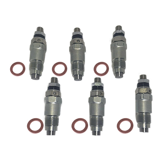 6x Diesel Fuel Injectors Suitable For Nissan Patrol GQ Y60 RD28 / RD28ETI Aftermarket Parts