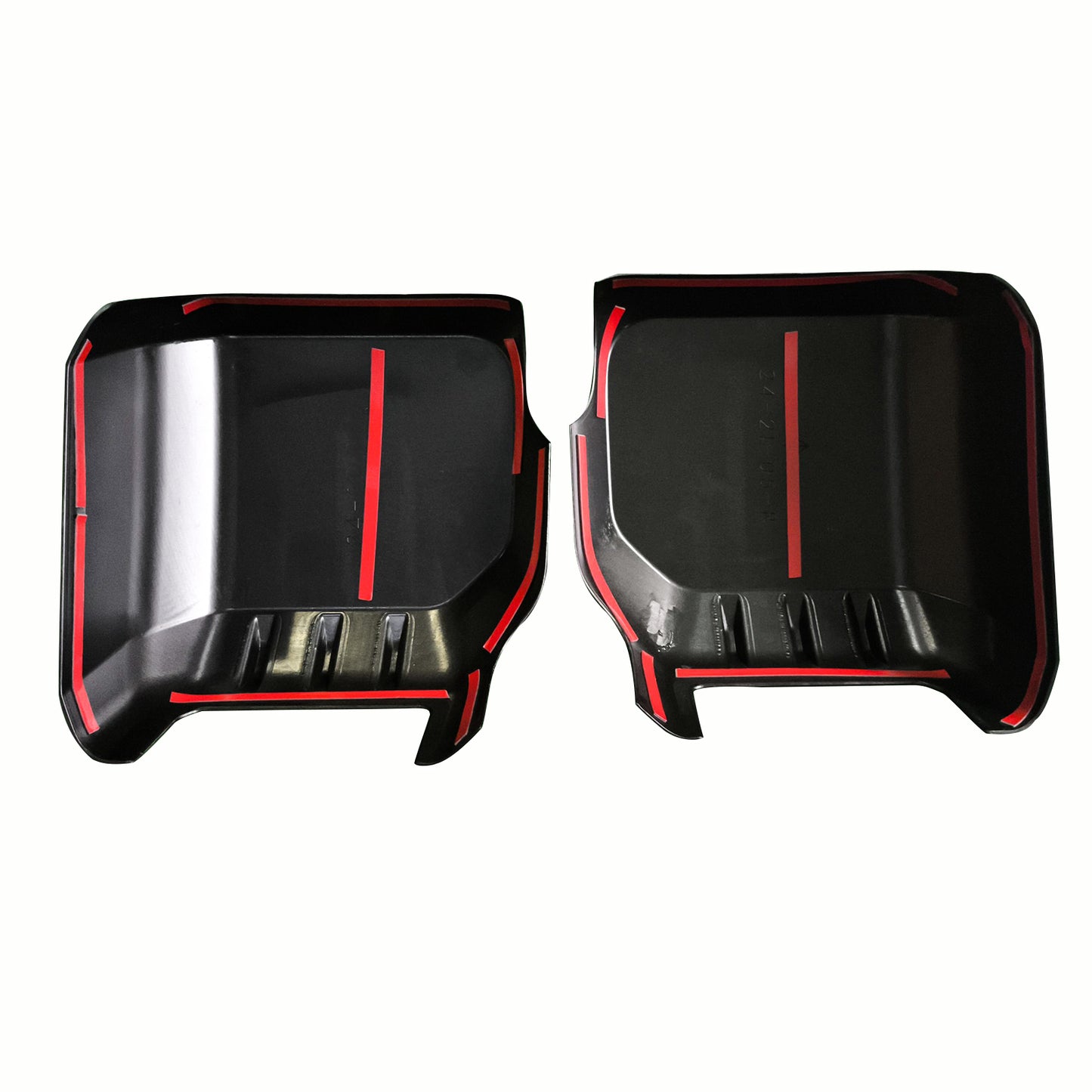 Side Rear View Mirror Cover Suitable For Prado LC250 J250 2024 on Glossy Black