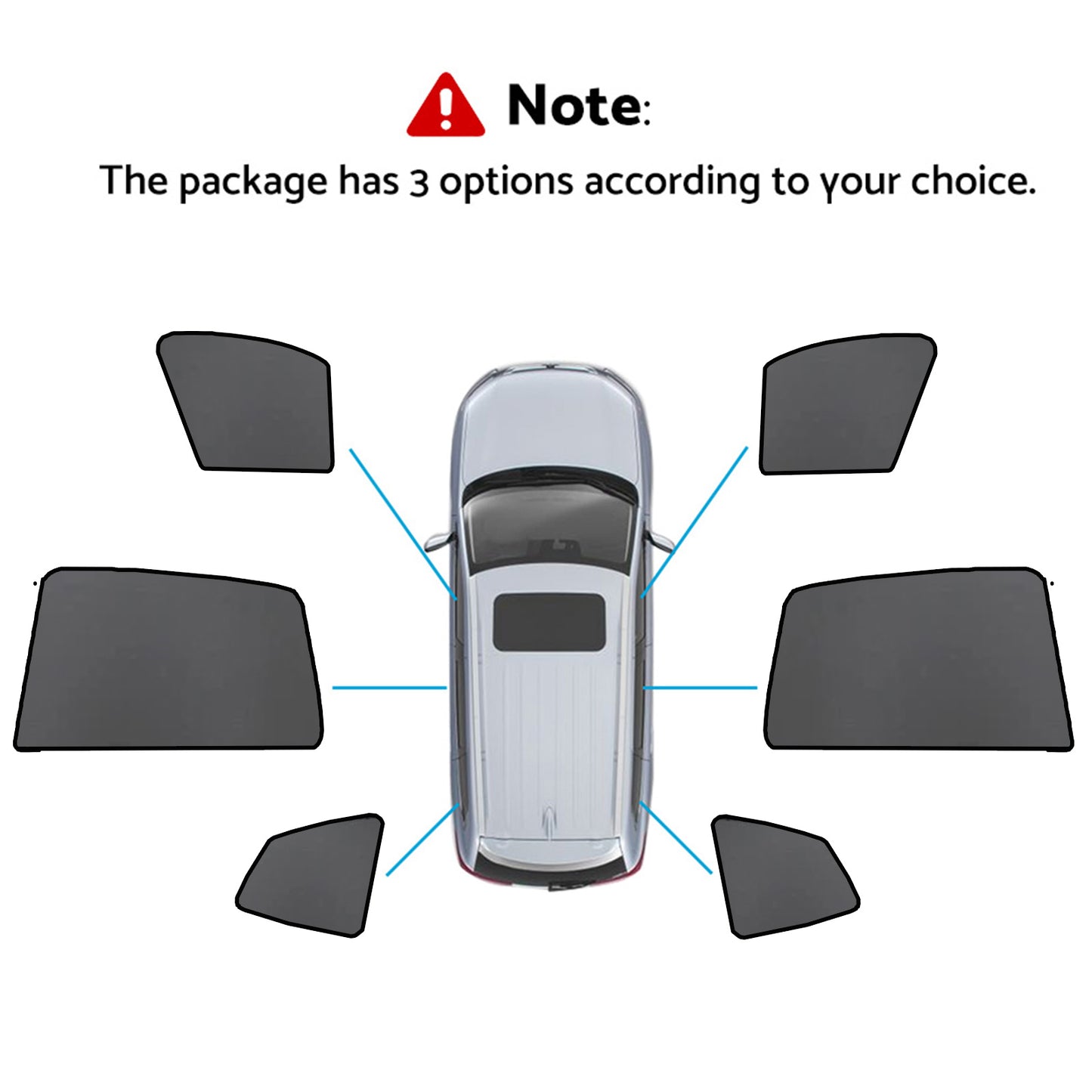 {{ Car Window Sun Shades Magnetic Mesh Sun Blind Suitable for BMW X3 F97 2017-On }} - Buy Car Parts Online at {{ Kaka Auto Parts }}.