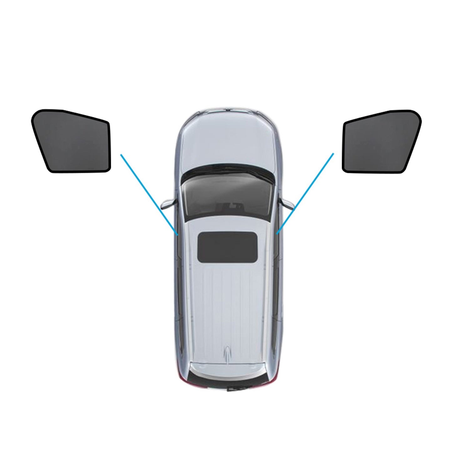 {{ Magnetic Mesh Sun Blind Shades Suitable for Suitable for Volvo XC60 2017-2024 }} - Buy Car Parts Online at {{ Kaka Auto Parts }}.