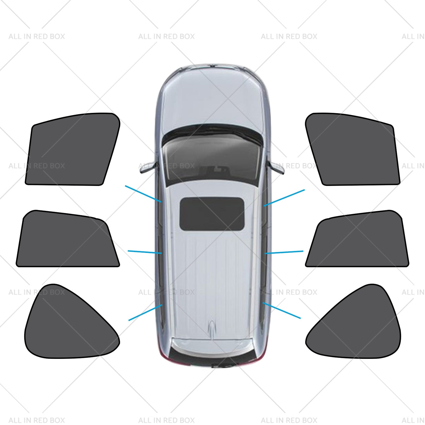 {{ 2x Car Window Shades Suitable for Mazda CX5 1st Gen KE 12-17 UVA Protection }} - Buy Car Parts Online at {{ Kaka Auto Parts }}.