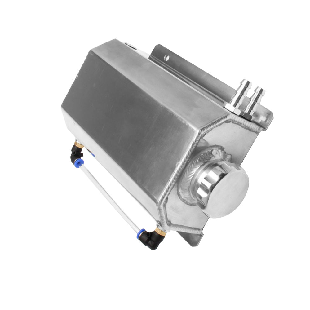 Universal Aluminum 2L Coolant Radiator Overflow Recovery Water Tank Bottle Suitable For Cars