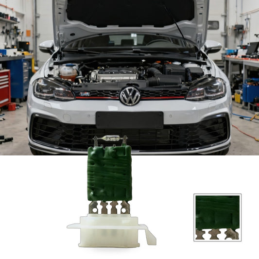Blower Motor Resistor Speed Control Module Suitable for VW Audi Jetta Golf