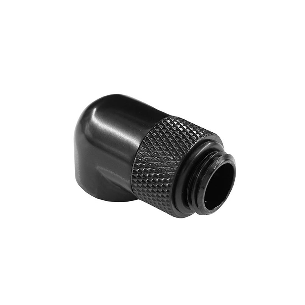 2PCS Black Green Water Cooling G1 4 Thread 90 Angle Rotary Elbow Adapter Fitting