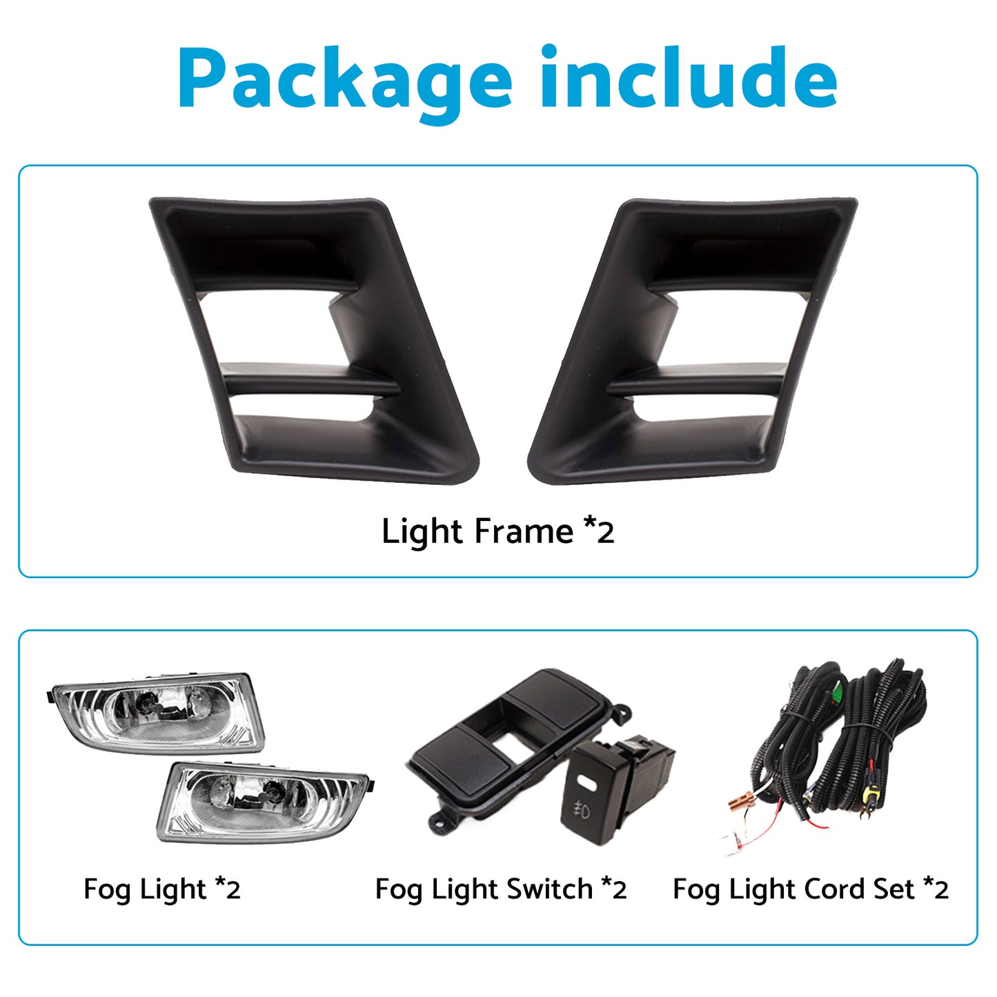 Fog Light Set Spot Driving Lamps Suitable For Honda Civic Sedan FD 2006-2008