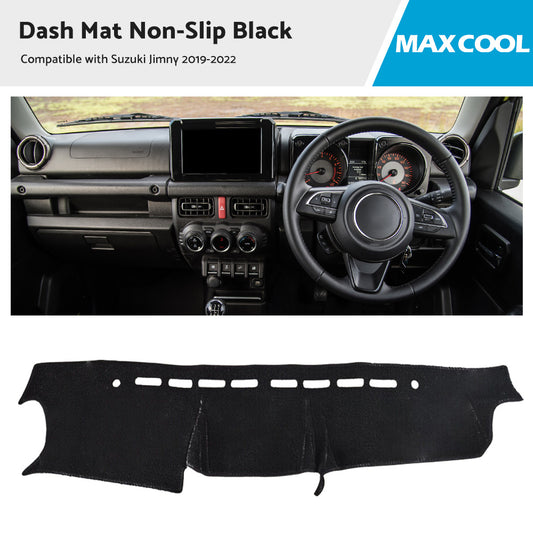 Non-Slip Dash Mat Suitable For Suzuki Jimny 2019-2022 Dashboard Cover Black