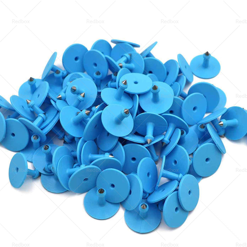{{ 100x Small 5x4cm Livestock Ear Tags Plastic Numbered for Sheep, Cows, Pigs, Cattle }} - Buy Car Parts Online at {{ Kaka Auto Parts }}.