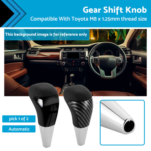 {{ Automatic Car Gear Stick Shift Knob Suitable For Toyota M8 x 1. 25mm thread size }} - Buy Car Parts Online at {{ Kaka Auto Parts }}.