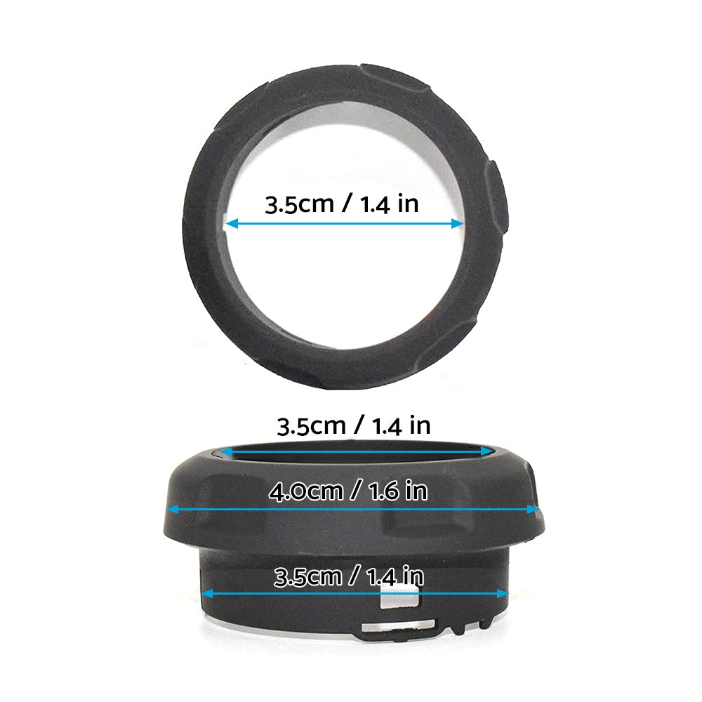 3x AC Switch Knob Trim Suitable For Land Rover Discovery 4 Range Rover Sport