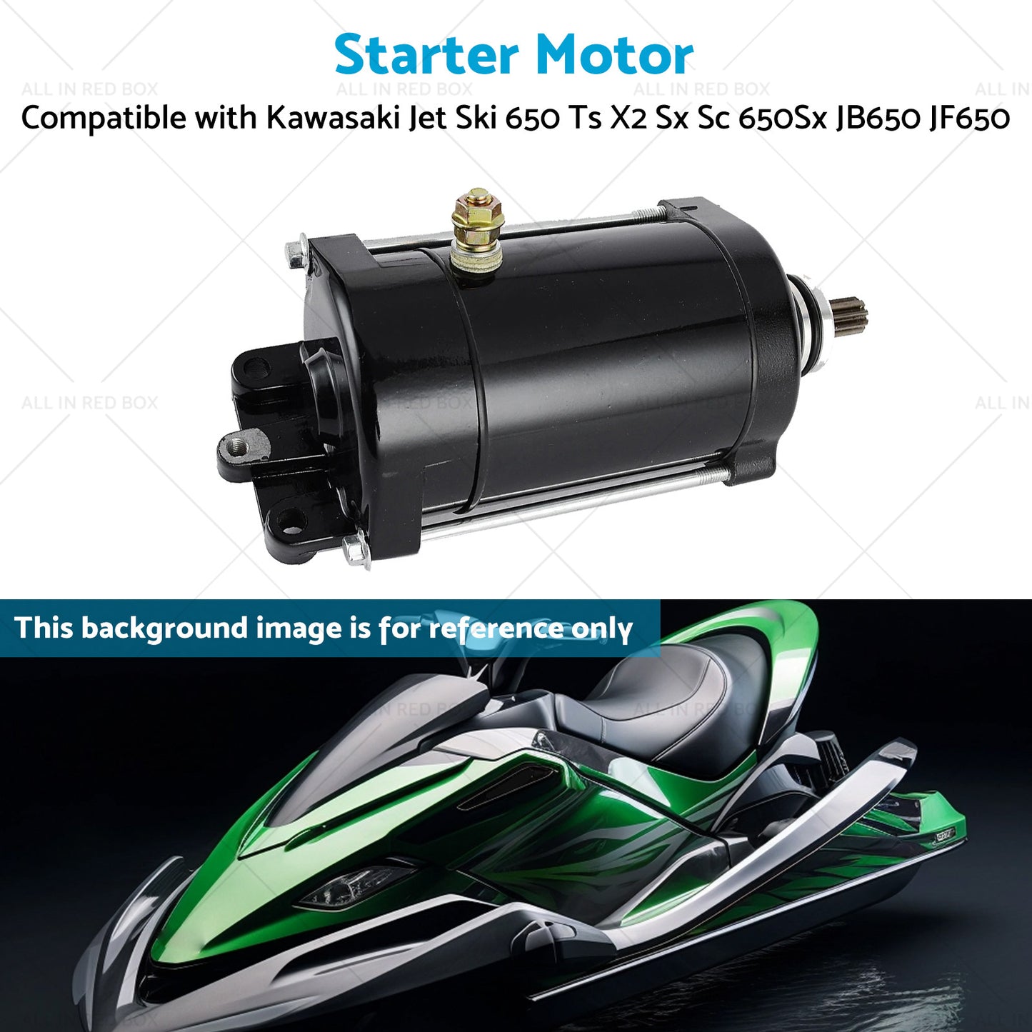 {{ Starter Motor Suitable for Kawasaki Jet Ski 650 Ts X2 Sx Sc 650Sx JB650 JF650 }} - Buy Car Parts Online at {{ Kaka Auto Parts }}.