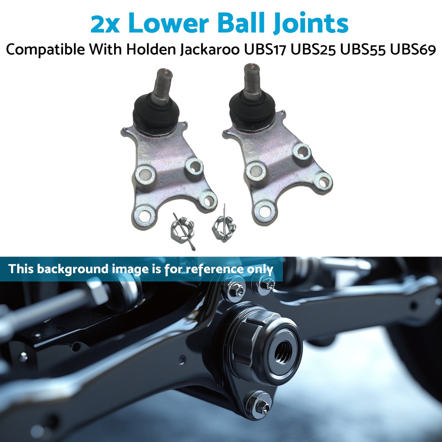 Lower Ball Joint Pair Suitable For Holden Jackaroo UBS17 UBS25 UBS55 UBS69 1988-1997