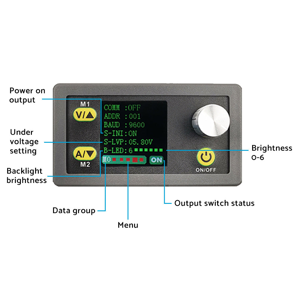 DC 36V 5A 80W Adjustable Regulated Power Supply Buck Boost Converter DC CNC AU