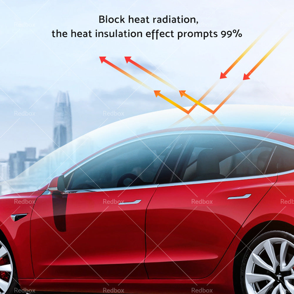 {{ For Tesla Model 3 Glass Roof Sunshade Front Rear Sunroof Window UV Cover 19-2021 }} - Buy Car Parts Online at {{ Kaka Auto Parts }}.