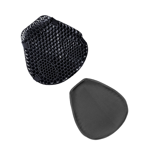 1x Motorcycle Comfort Gel Seat Cushion Suitable For Pressure Relief With or Without Sleeve