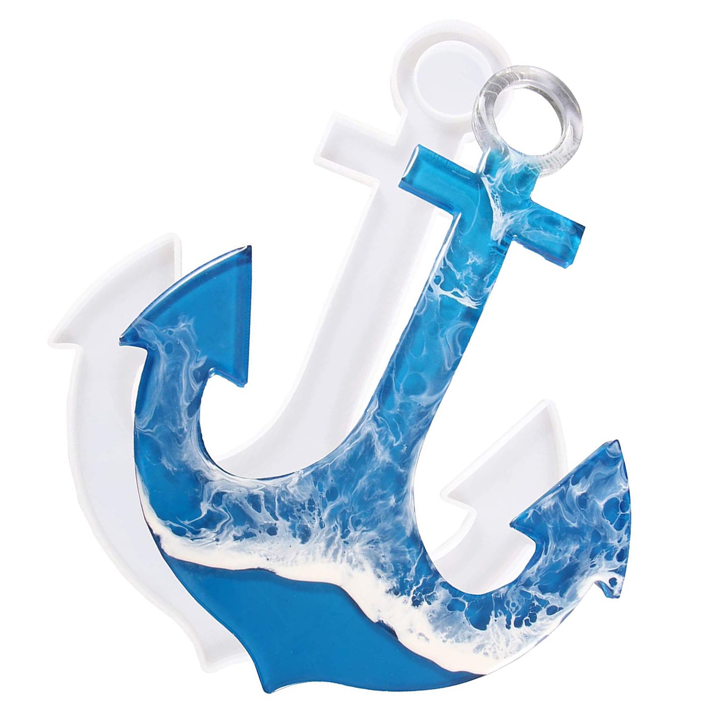 Snowflake Silicone Pendant Mold Making Jewelry Resin Necklace Mould Craft DIY 3D