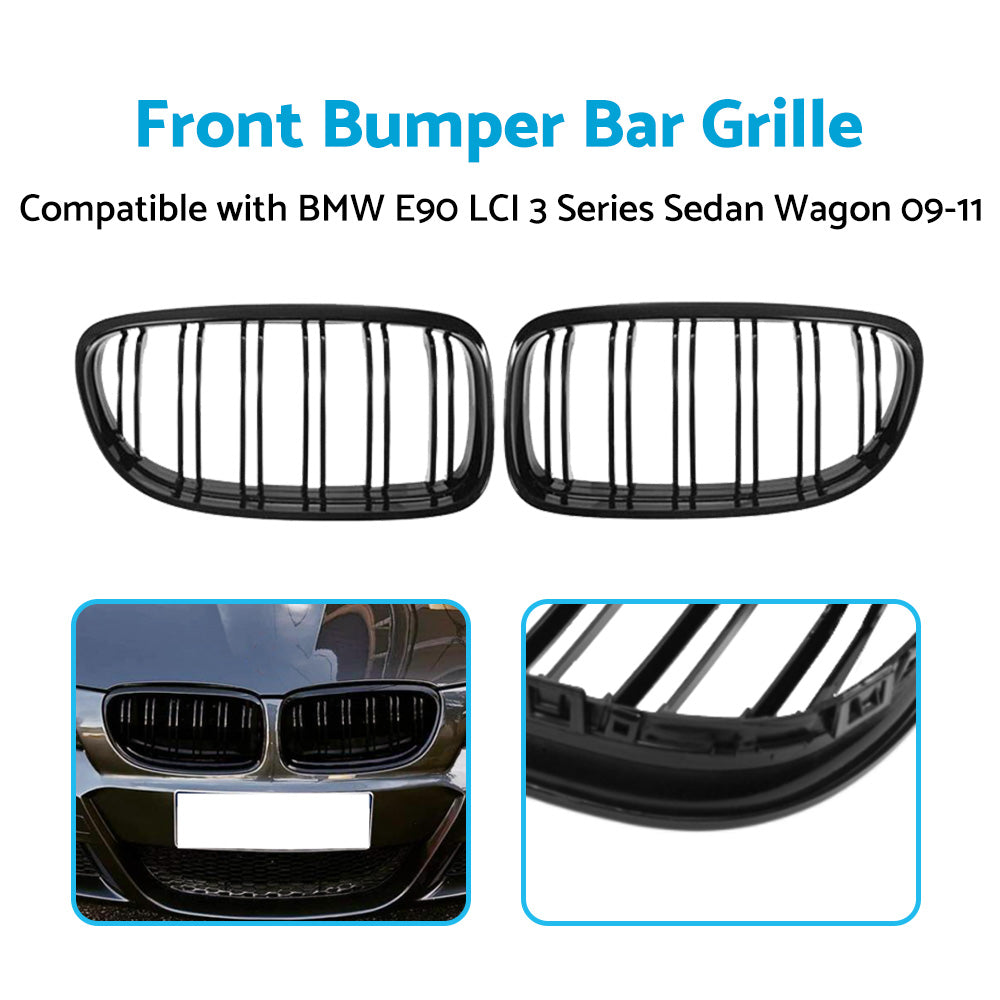 {{ Suitable For BMW E90 LCI 3 Series Sedan Wagon 09-11 Front Kidney Grill Grille }} - Buy Car Parts Online at {{ Kaka Auto Parts }}.