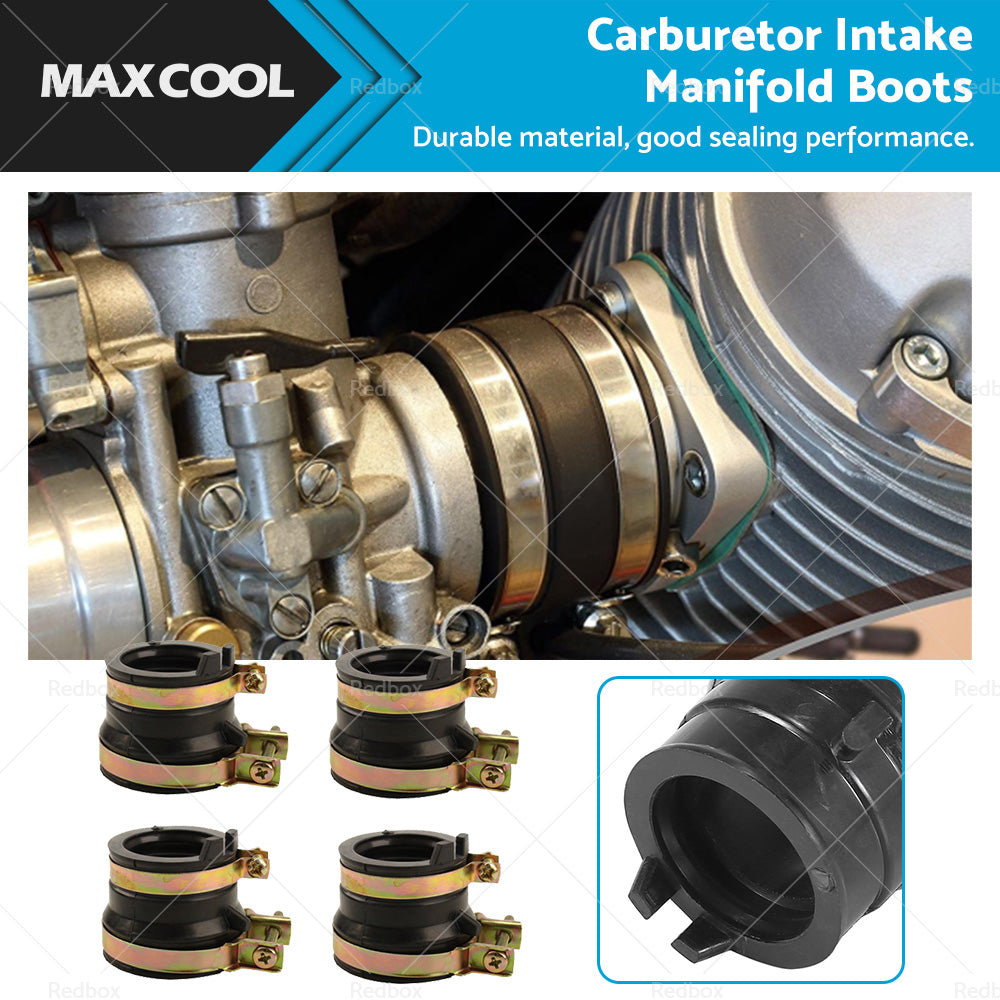 {{ 4x Carburetor Intake Manifold Boots For Honda CBR250 MC22 MC19 CB400 NC31 }} - Buy Car Parts Online at {{ Kaka Auto Parts }}.