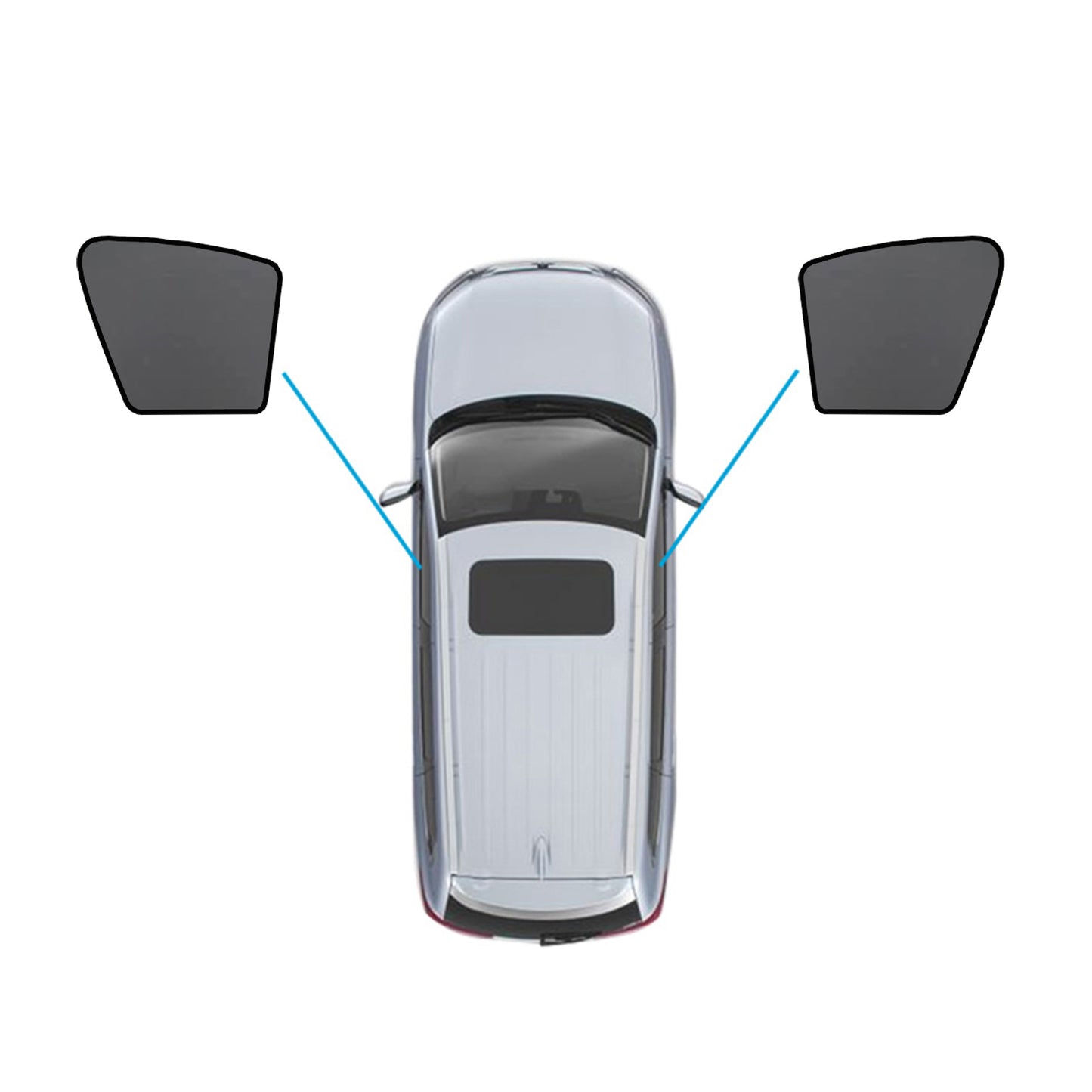 {{ Car Window Sun Shade Magnetic Sun Blind Mesh Suitable for BMW X5 F95 G05 2018-On }} - Buy Car Parts Online at {{ Kaka Auto Parts }}.